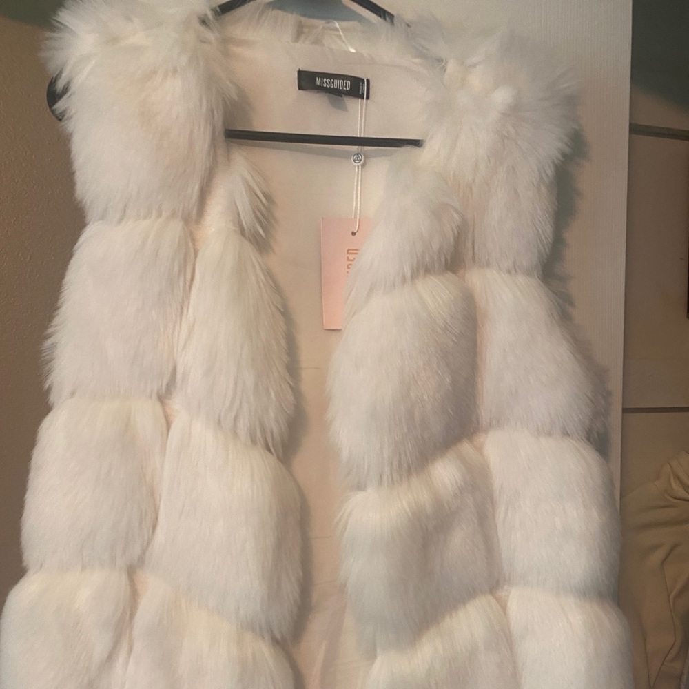 Fluffy vest